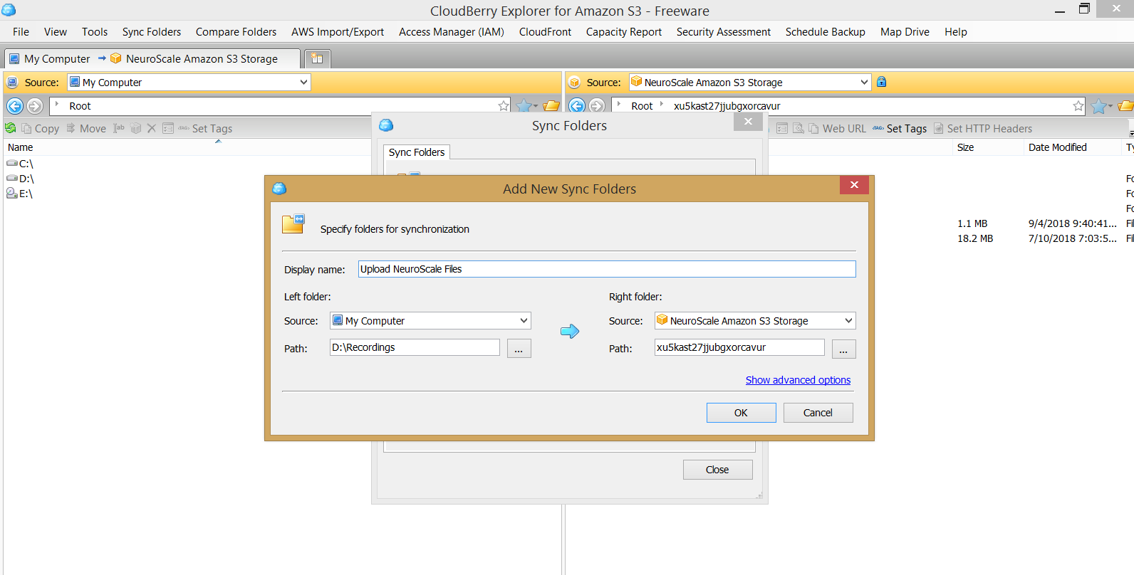 Create upload folder
